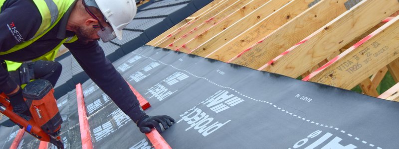 1. Installing Protect A1 Solar roofing underlay_Samlet Road