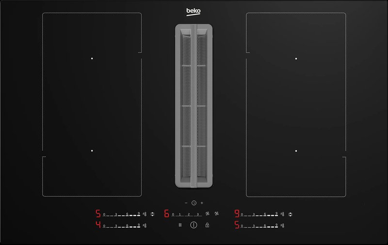 Beko Induction hob with extractor