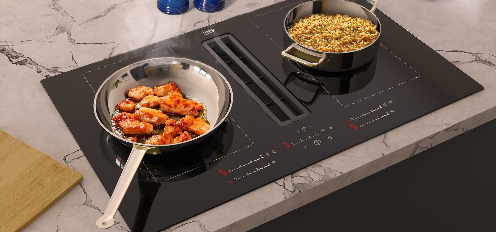 Beko vented induction hob