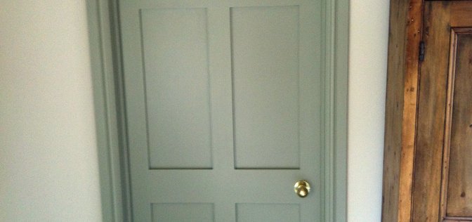 Green Fire Door