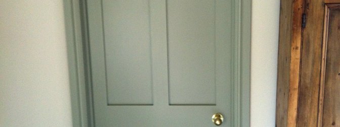 Green Fire Door