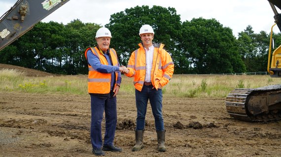 Sir John Hall and Mark