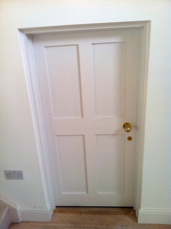 White Fire Door