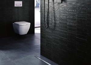 Spacious showering